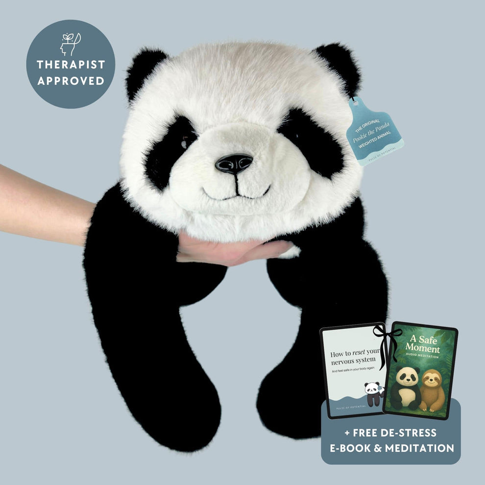Weighted Panda Comfort Plush