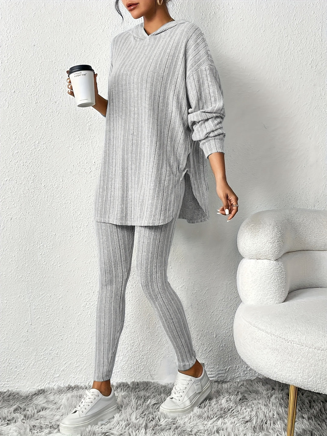 Capou Ribbed Knit Set