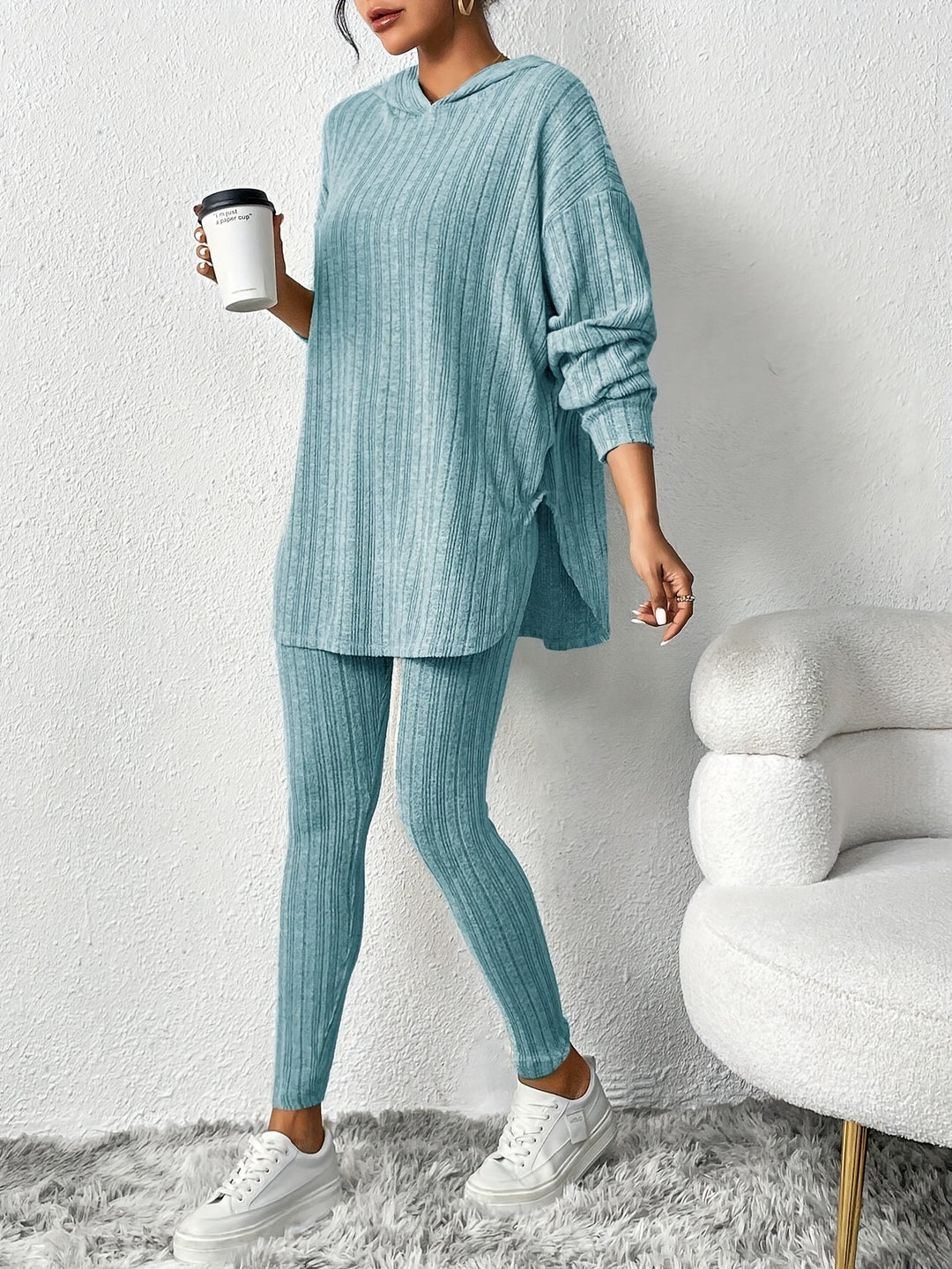 Capou Ribbed Knit Set